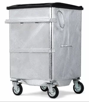 940L Steel Wheelie Bin