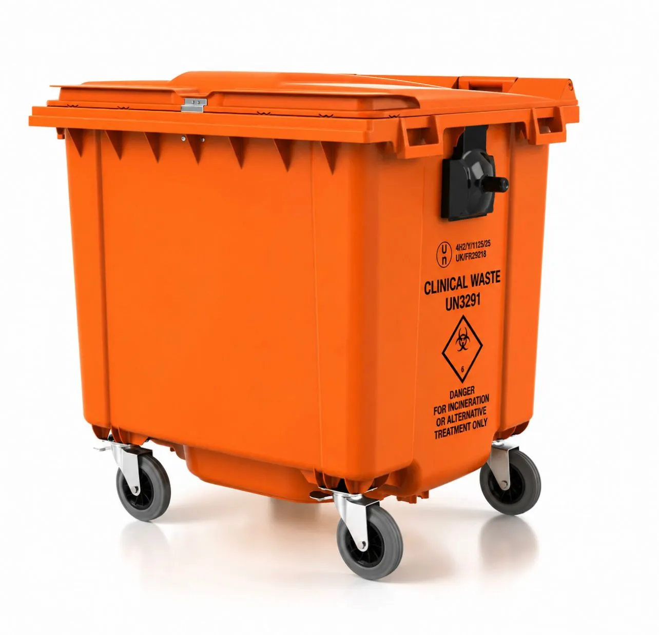 1100L UN3291 Approved Clinical Waste Container - Image 3