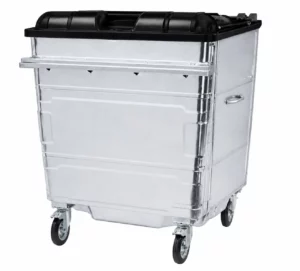 1280L Steel Wheelie Bin