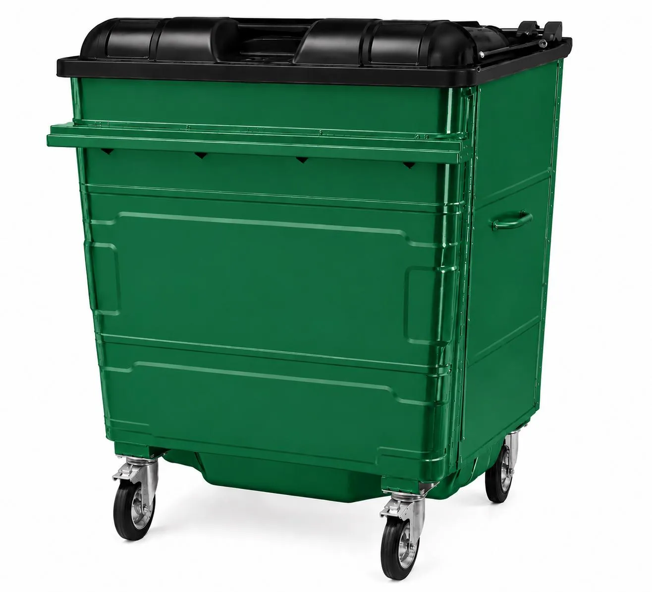 1280L Steel Wheelie Bin - Image 4