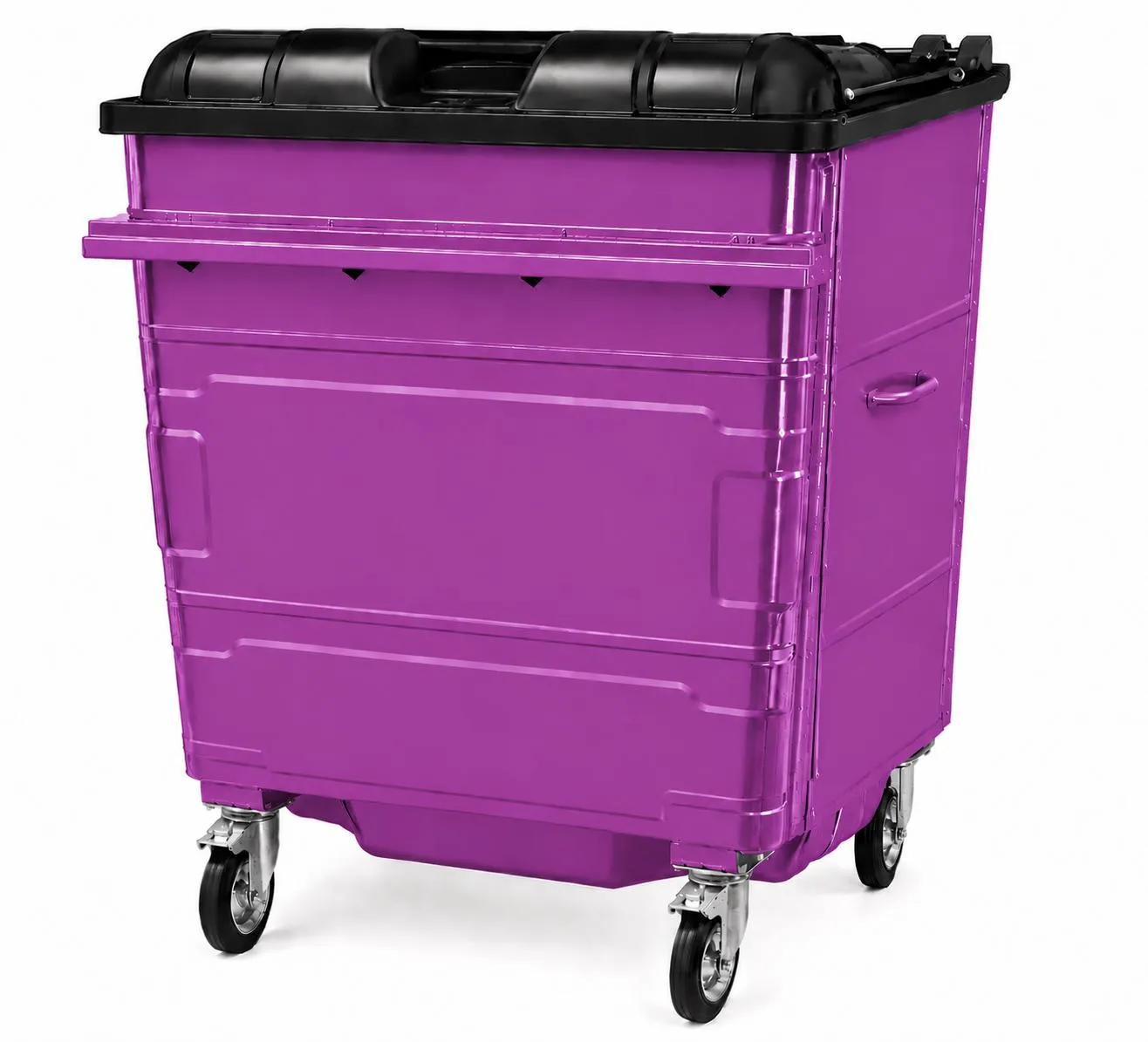 1280L Steel Wheelie Bin - Image 9