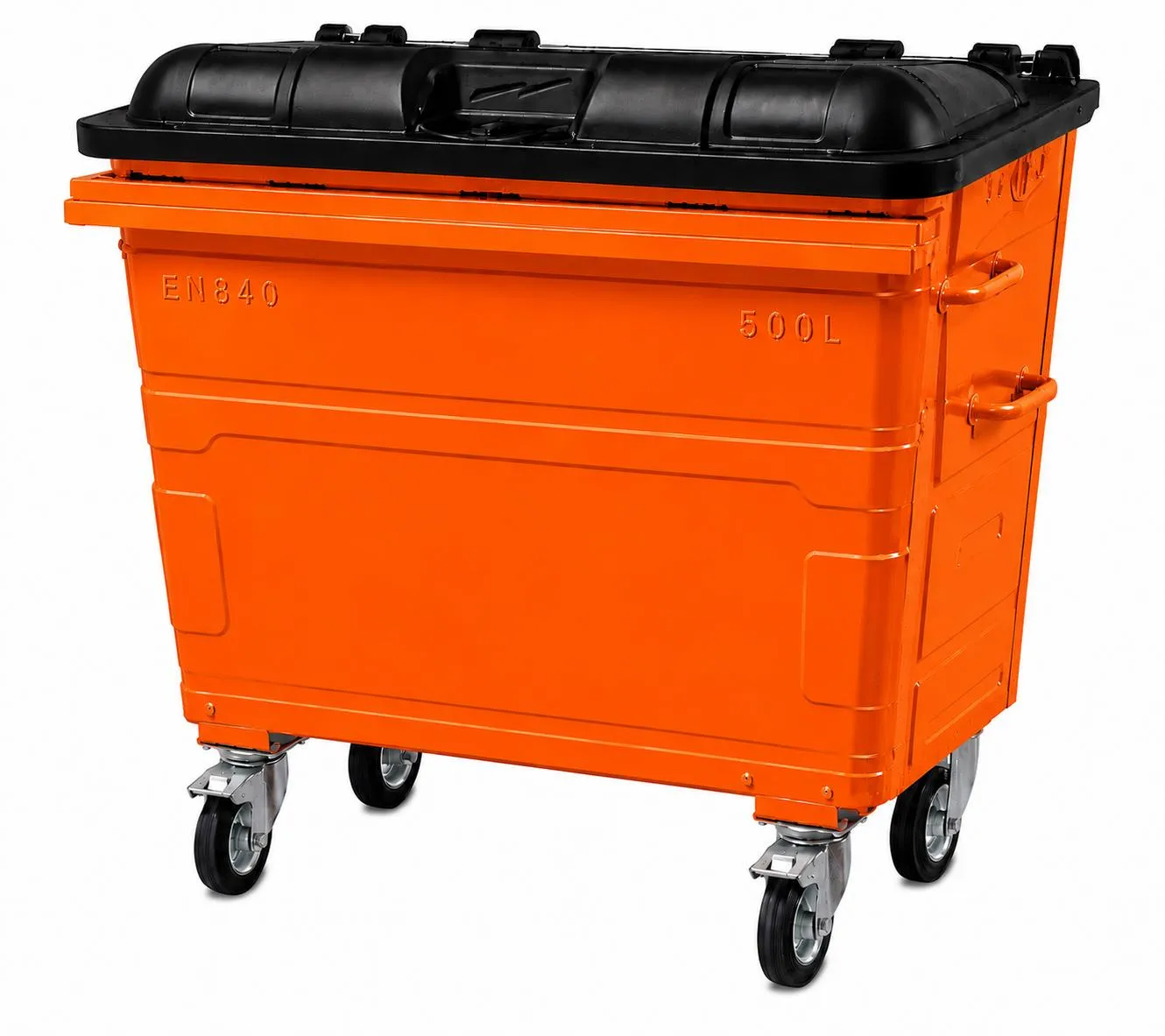 500L Steel Wheelie Bin - Image 7
