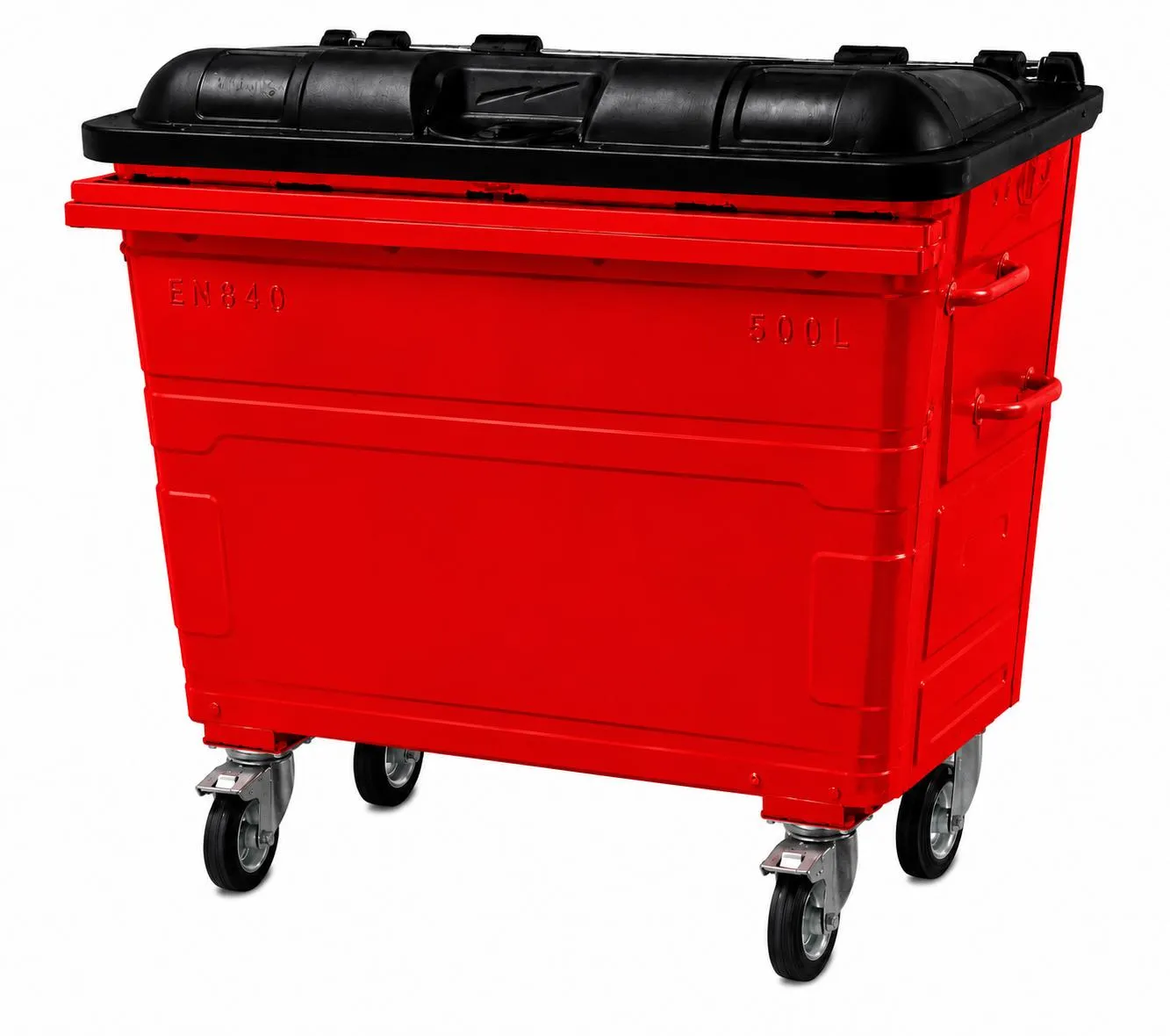 500L Steel Wheelie Bin - Image 10
