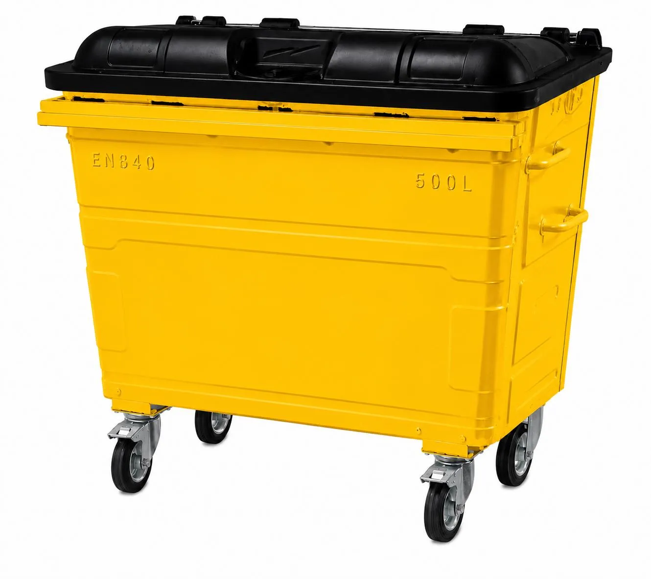 500L Steel Wheelie Bin - Image 12