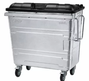 660L Steel Wheelie Bin