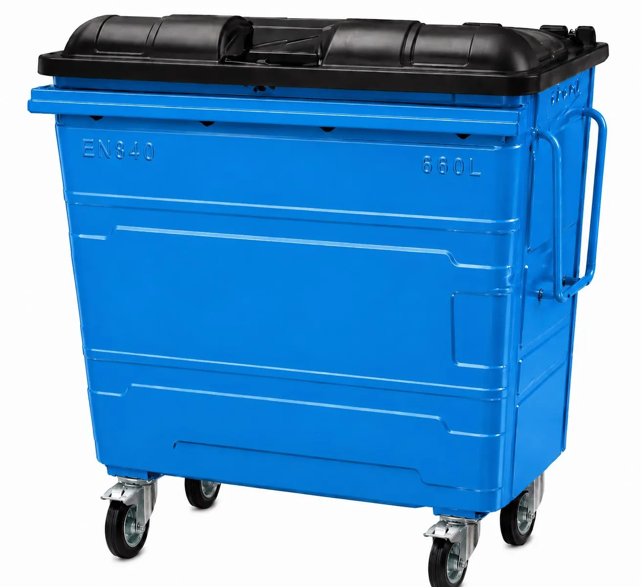 660L Steel Wheelie Bin - Image 5