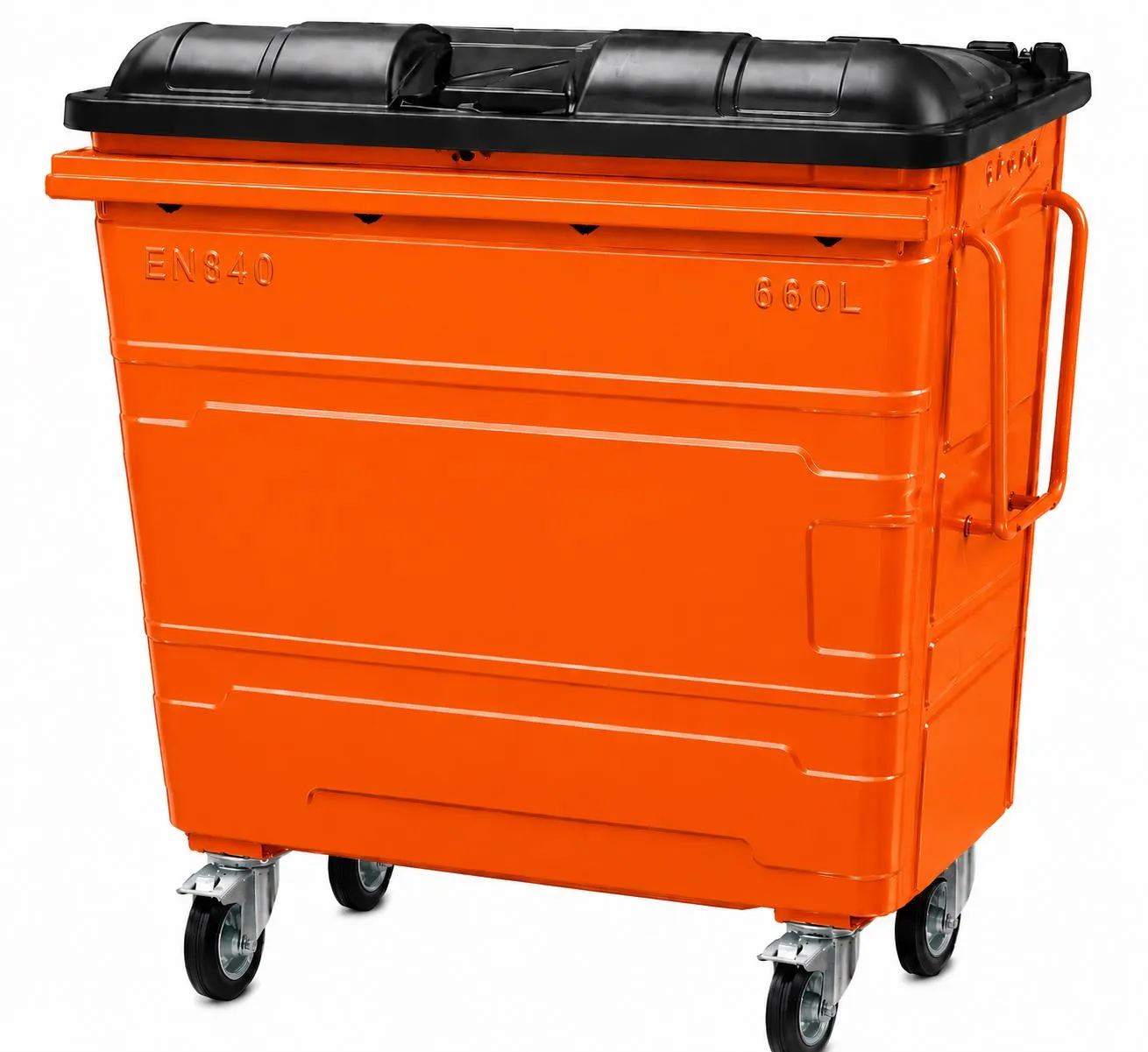 660L Steel Wheelie Bin - Image 7