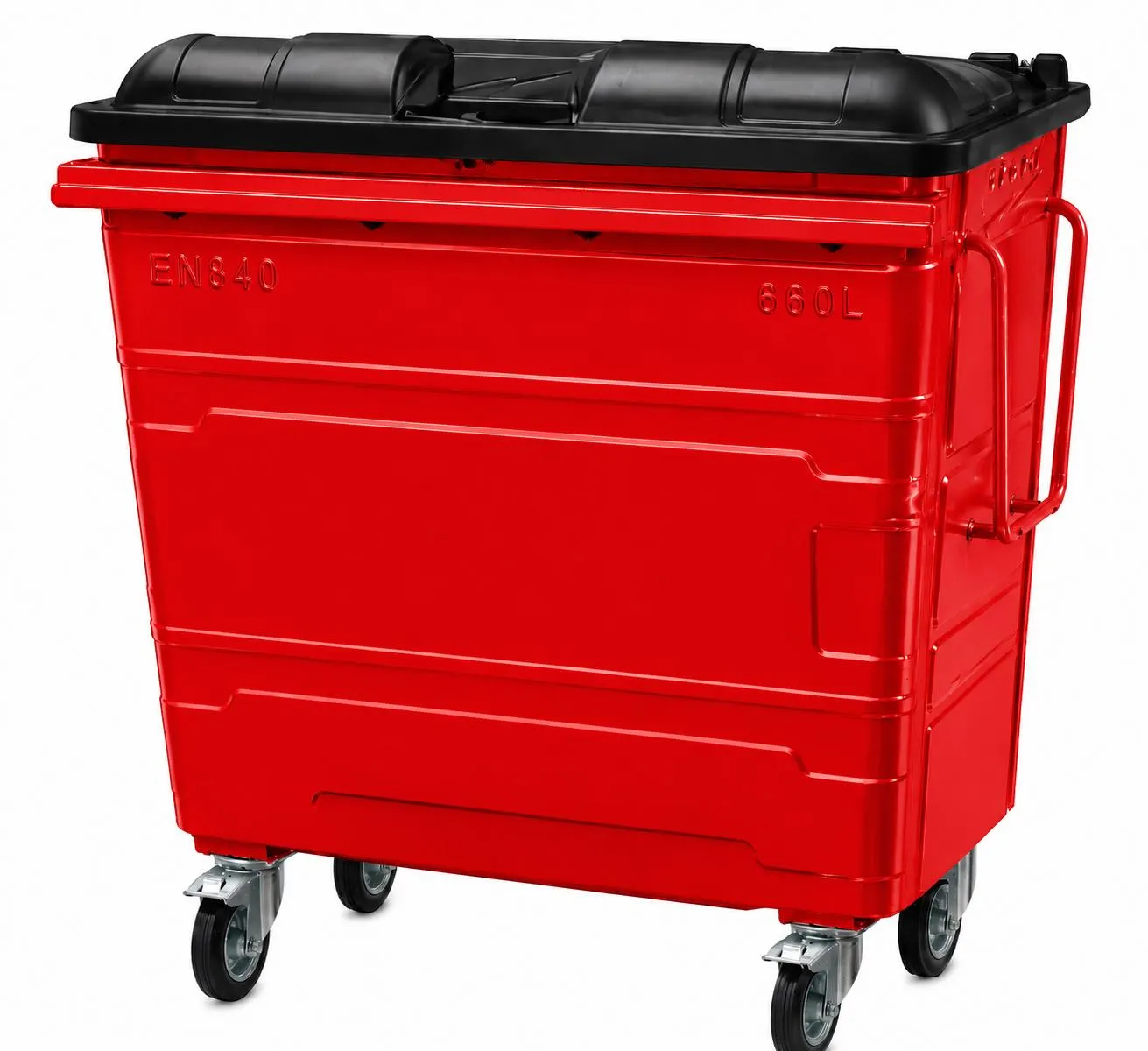 660L Steel Wheelie Bin - Image 10