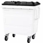 White Wheelie Bins