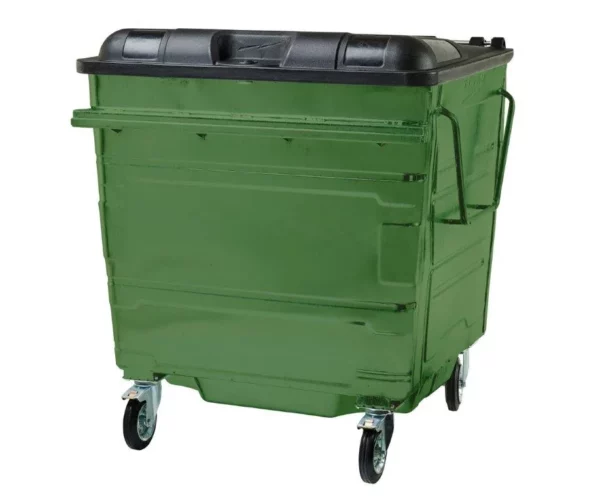 1280L Steel Wheelie Bin - Image 4