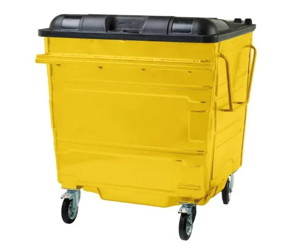 1280L Steel Wheelie Bin - Image 6