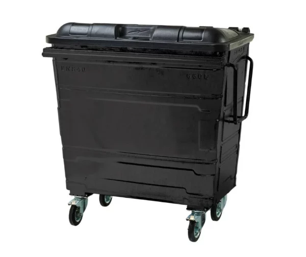 660L Steel Wheelie Bin - Image 3