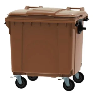 770 Litre Flat Top Plastic Wheelie Bin