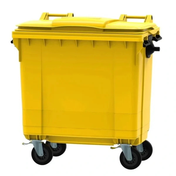 770 Litre Flat Top Plastic Wheelie Bin - Image 5
