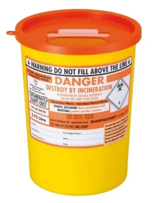 SHARPSGUARD® Range - Orange 3.75 Litre x 10 Units