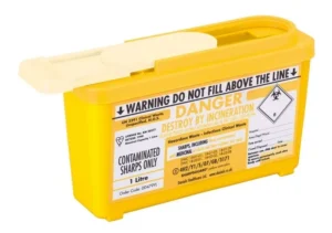 SHARPSGUARD® Range - Yellow 1 Litre Com -Plus x 10 Units