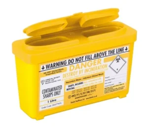 SHARPSGUARD® Range - Yellow 1 web Litre x 10 Units