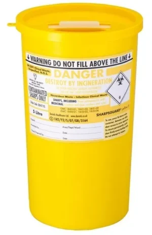 SHARPSGUARD® Range - Yellow 5 Litre x 10 Units