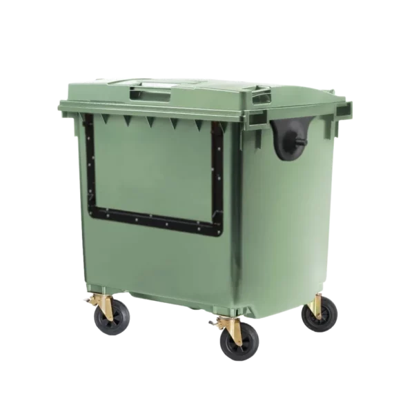 1100 Litre Drop-Front Wheelie Bin - Image 7