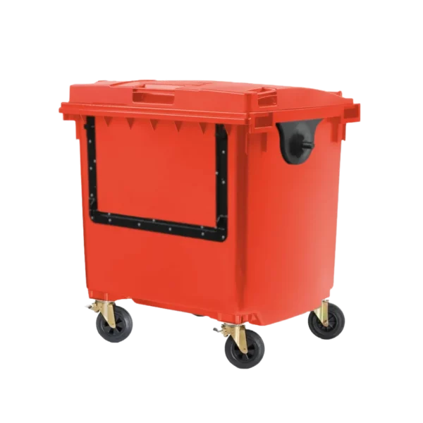 1100 Litre Drop-Front Wheelie Bin - Image 3