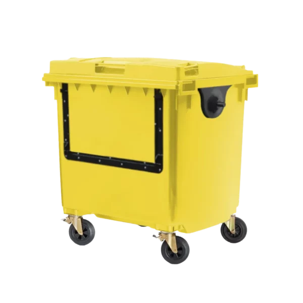 1100 Litre Drop-Front Wheelie Bin - Image 4