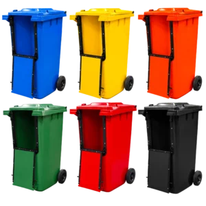 240 Litre Drop-Front Wheelie Bin
