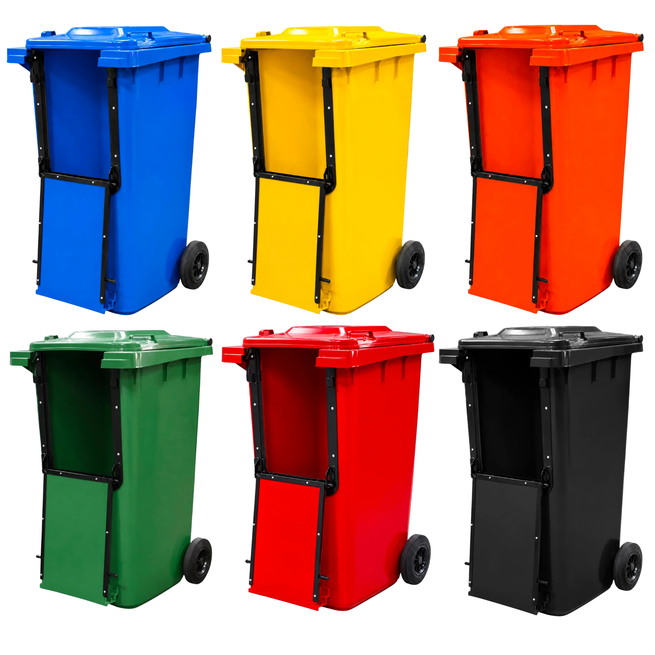240 Litre Drop-Front Wheelie Bin