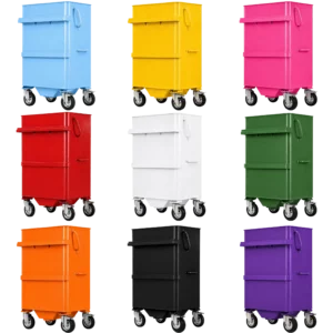 720L Steel Wheelie Bin