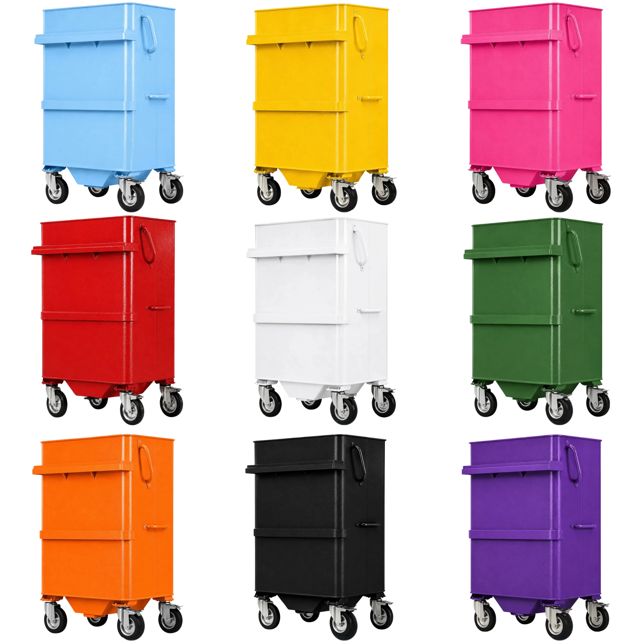 720L Steel Wheelie Bin