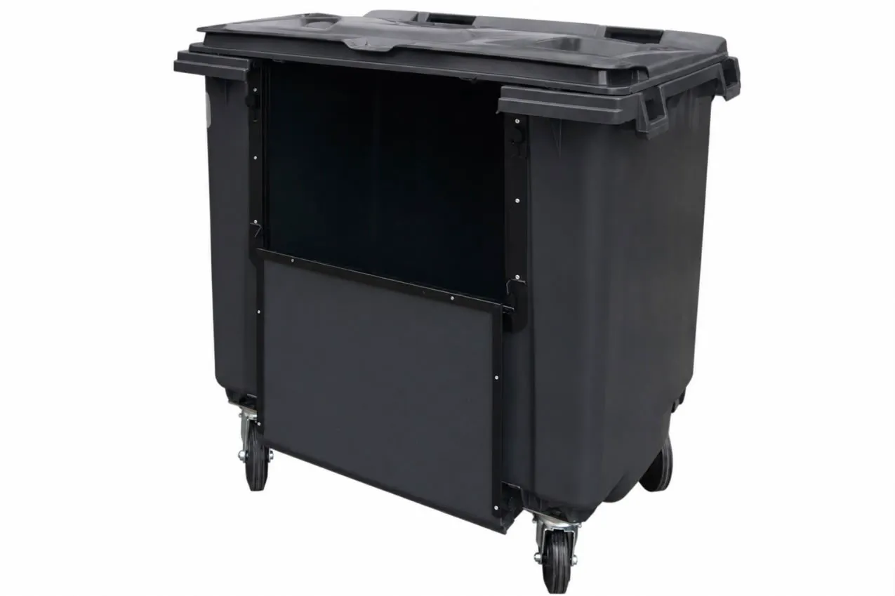 1100 Litre Drop-Front Wheelie Bin - Image 3