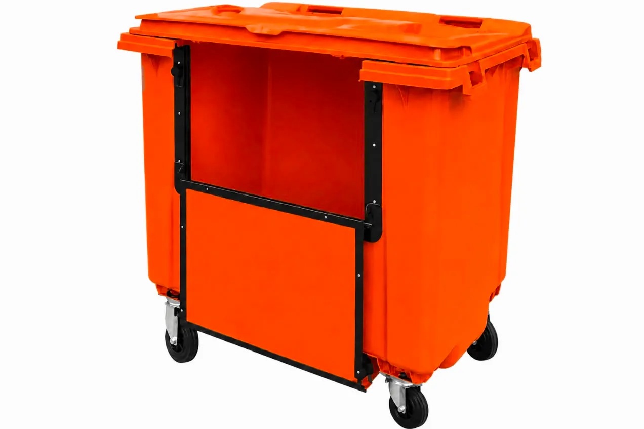 1100 Litre Drop-Front Wheelie Bin - Image 7