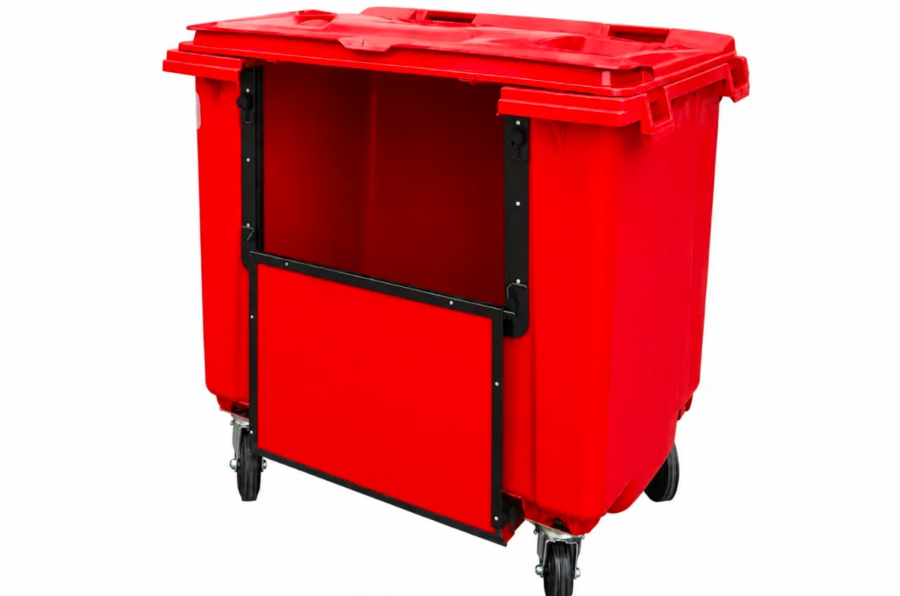 1100 Litre Drop-Front Wheelie Bin - Image 5