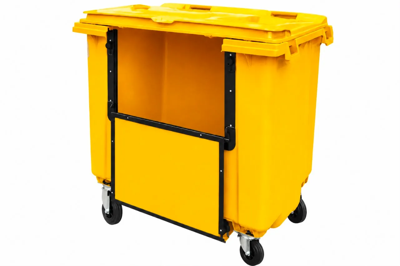1100 Litre Drop-Front Wheelie Bin - Image 6