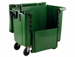 660 Litre Drop-Front Wheelie Bin