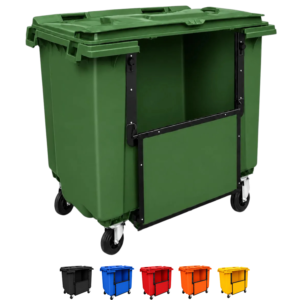 1100 Litre Drop-Front Wheelie Bin