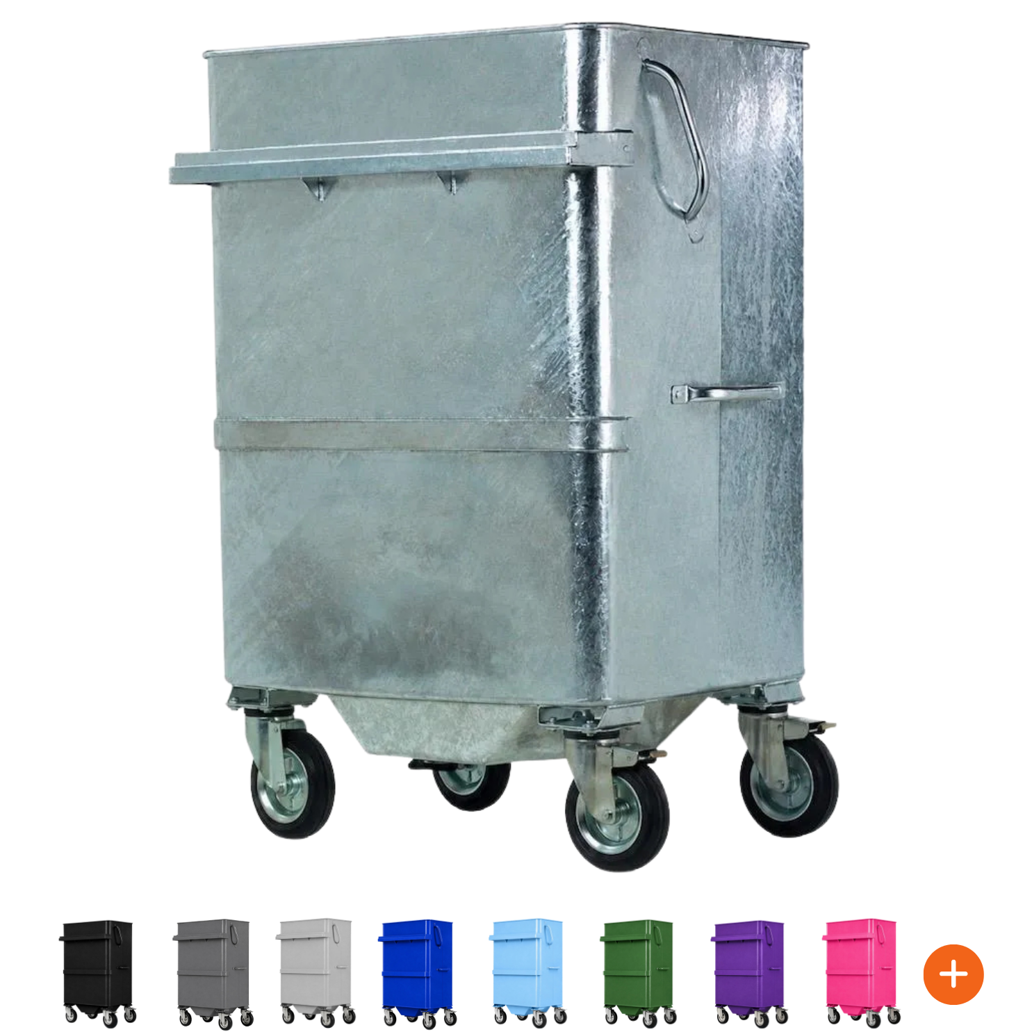 720L Steel Wheelie Bin