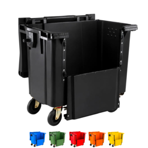 770 Litre Drop-Front Wheelie Bin