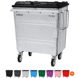 770L Steel Wheelie Bin