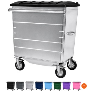 820L Steel Wheelie Bin