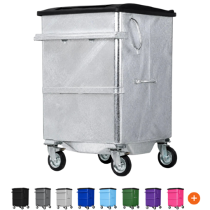 940L Steel Wheelie Bin
